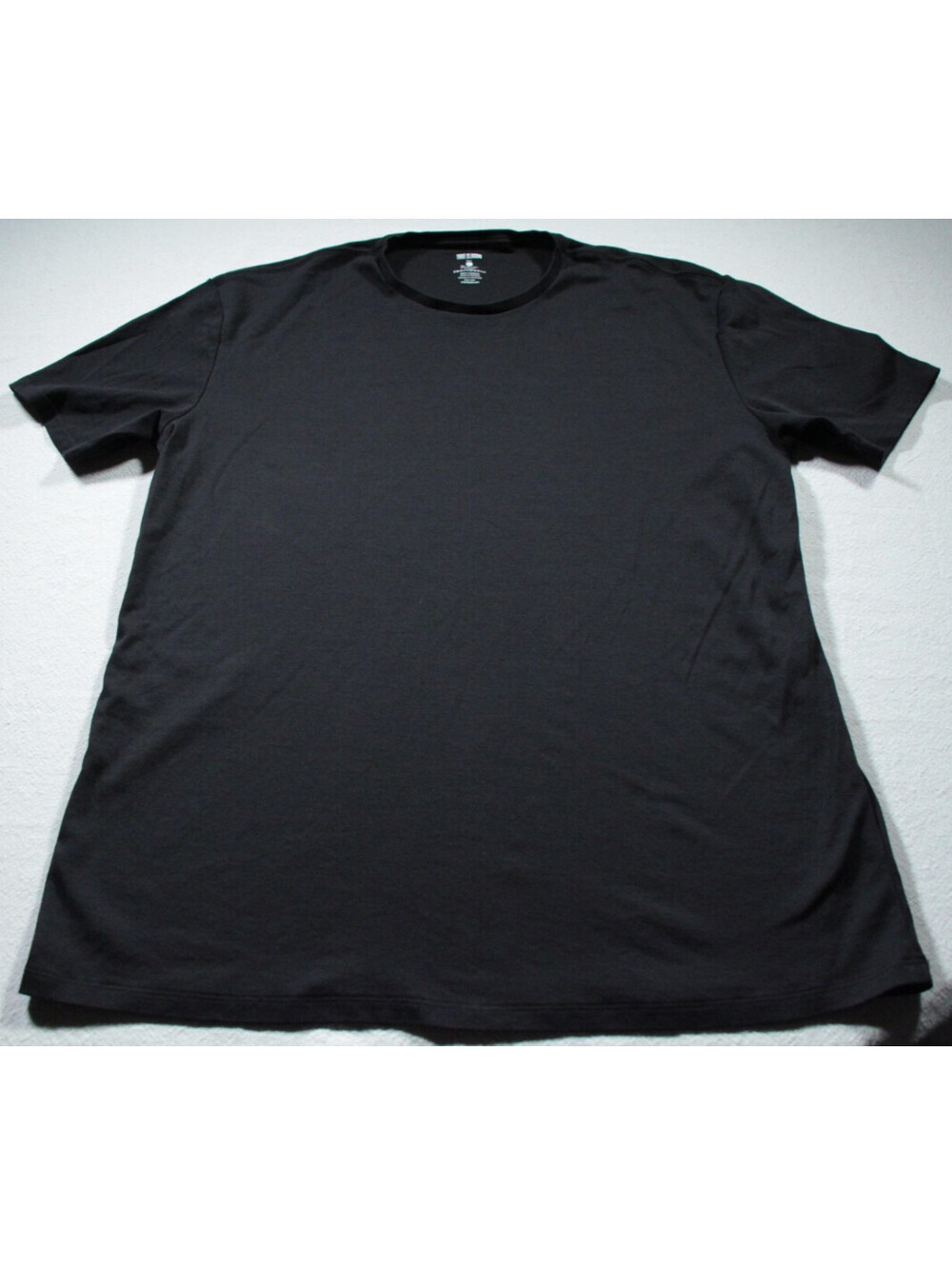 True Classic Prima Crew T-Shirt XL Tall Men's Shirt Black XLT